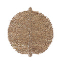 INDIVIDUAL RATTAN HOJA FIBRA NATURAL <BR> 2 X 38 CMS
